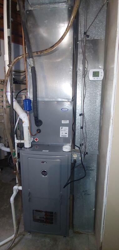 Ruud upflow furnace
